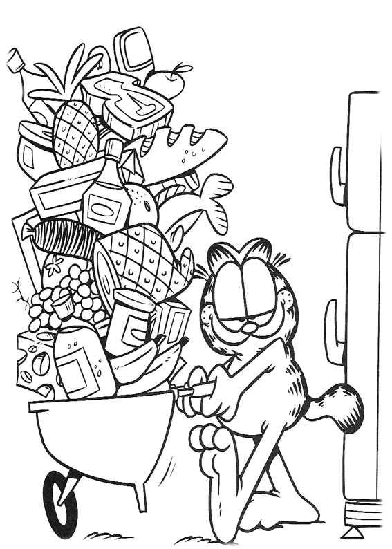 Página para colorir: Garfield (desenhos animados) #26167 - Páginas para Colorir Imprimíveis Gratuitamente