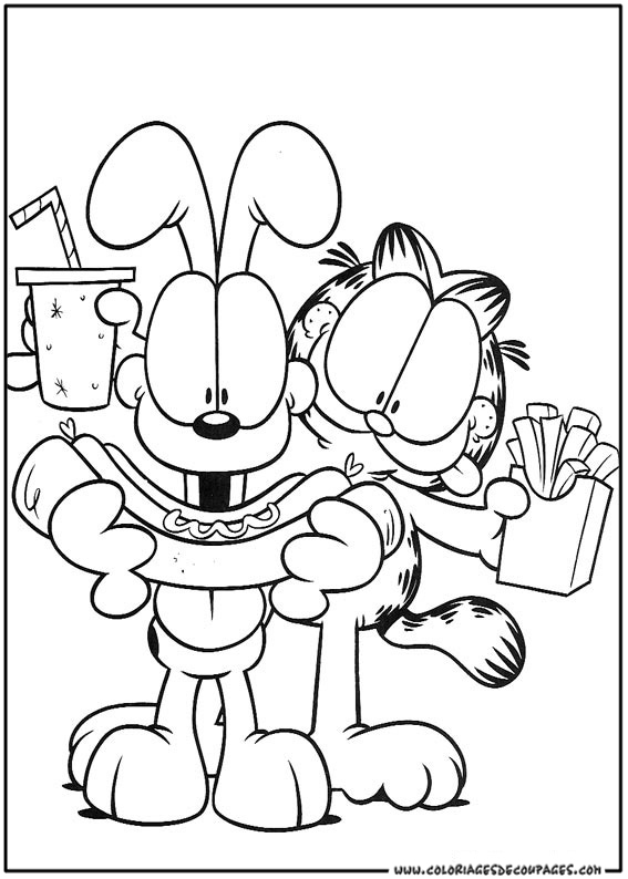 Página para colorir: Garfield (desenhos animados) #26173 - Páginas para Colorir Imprimíveis Gratuitamente