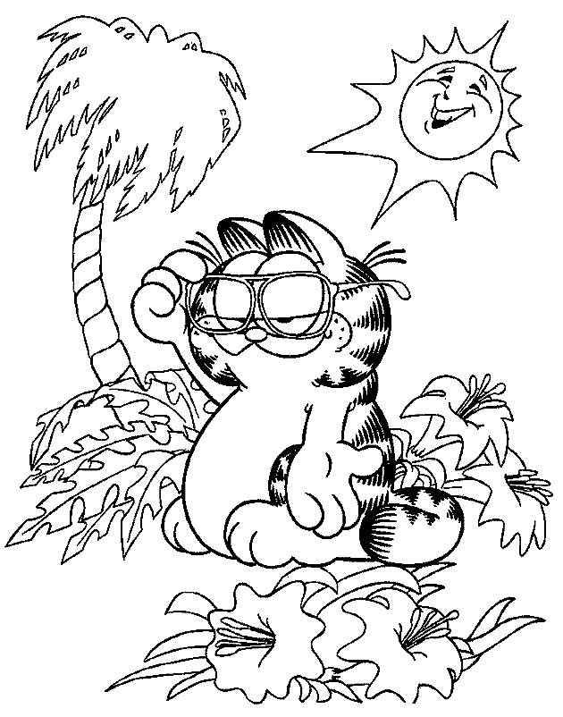 Página para colorir: Garfield (desenhos animados) #26175 - Páginas para Colorir Imprimíveis Gratuitamente