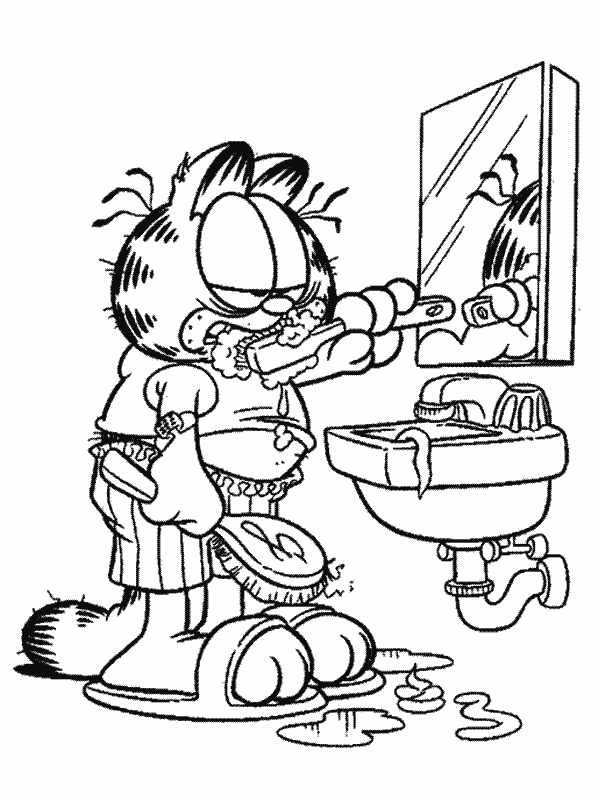 Página para colorir: Garfield (desenhos animados) #26180 - Páginas para Colorir Imprimíveis Gratuitamente