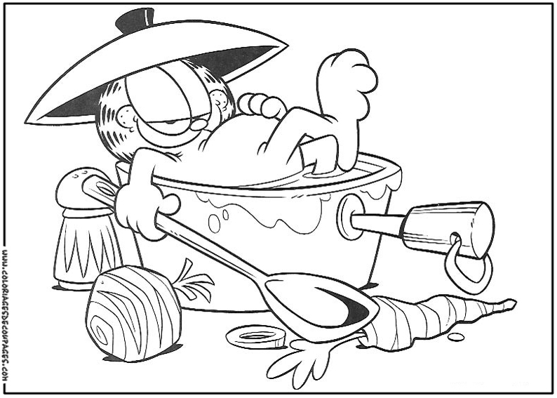 Página para colorir: Garfield (desenhos animados) #26190 - Páginas para Colorir Imprimíveis Gratuitamente