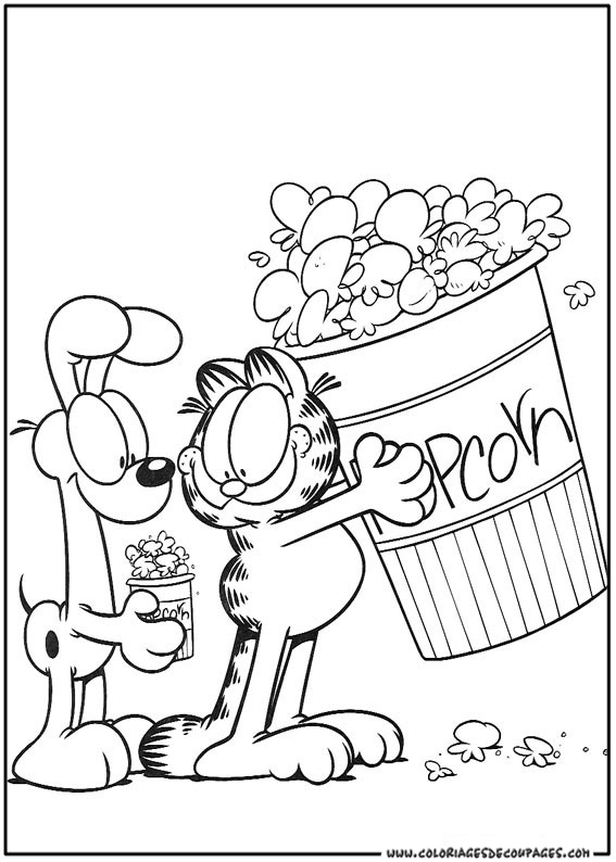 Página para colorir: Garfield (desenhos animados) #26196 - Páginas para Colorir Imprimíveis Gratuitamente