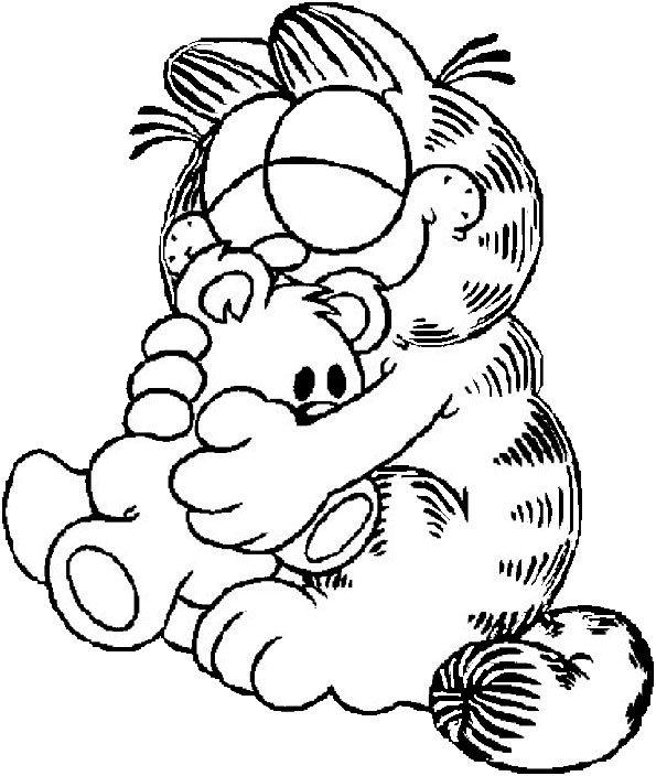 Página para colorir: Garfield (desenhos animados) #26197 - Páginas para Colorir Imprimíveis Gratuitamente