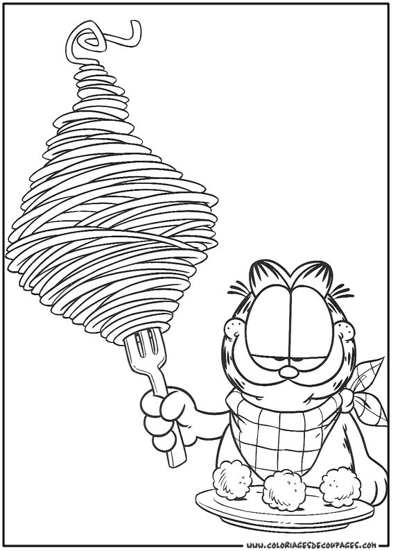 Página para colorir: Garfield (desenhos animados) #26202 - Páginas para Colorir Imprimíveis Gratuitamente