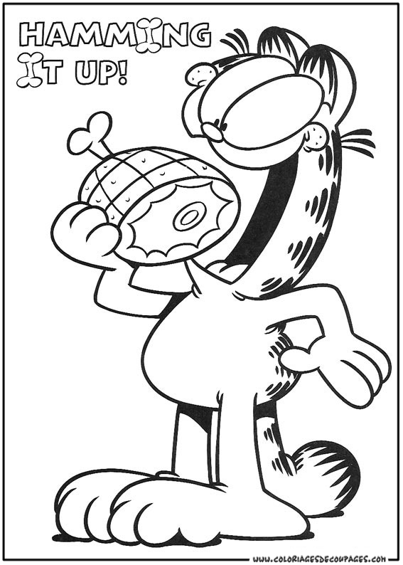 Página para colorir: Garfield (desenhos animados) #26204 - Páginas para Colorir Imprimíveis Gratuitamente