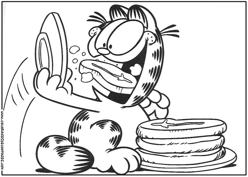 Página para colorir: Garfield (desenhos animados) #26207 - Páginas para Colorir Imprimíveis Gratuitamente