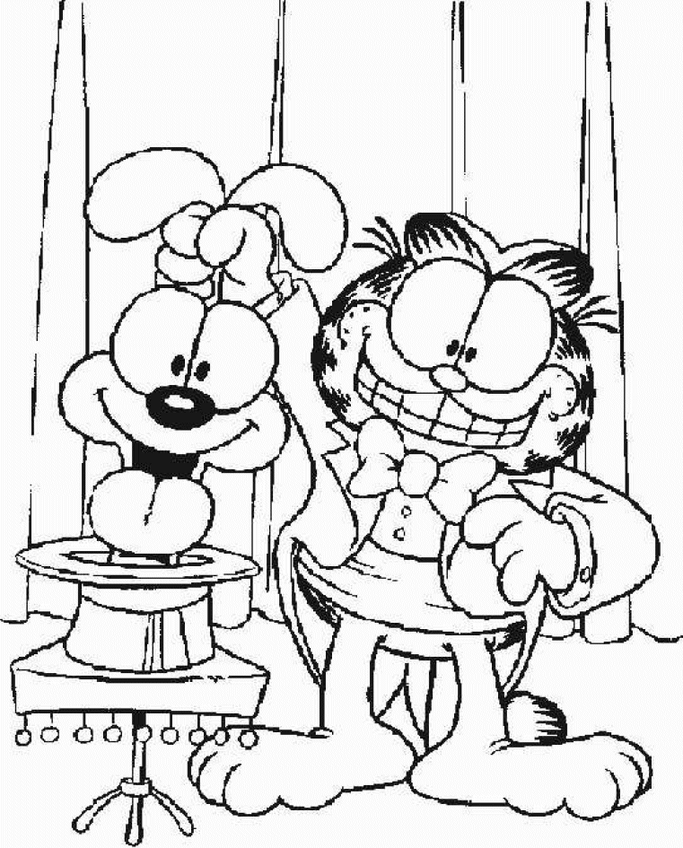 Página para colorir: Garfield (desenhos animados) #26211 - Páginas para Colorir Imprimíveis Gratuitamente