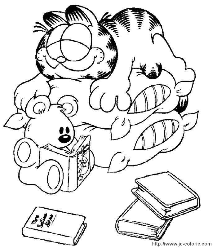 Página para colorir: Garfield (desenhos animados) #26213 - Páginas para Colorir Imprimíveis Gratuitamente