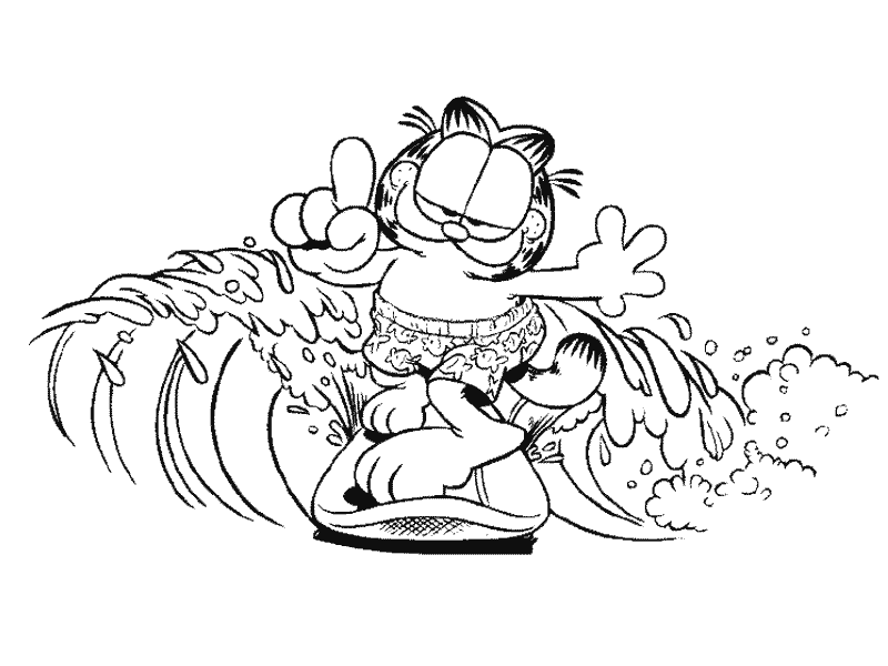 Página para colorir: Garfield (desenhos animados) #26214 - Páginas para Colorir Imprimíveis Gratuitamente
