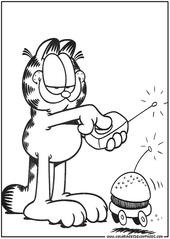 Página para colorir: Garfield (desenhos animados) #26220 - Páginas para Colorir Imprimíveis Gratuitamente