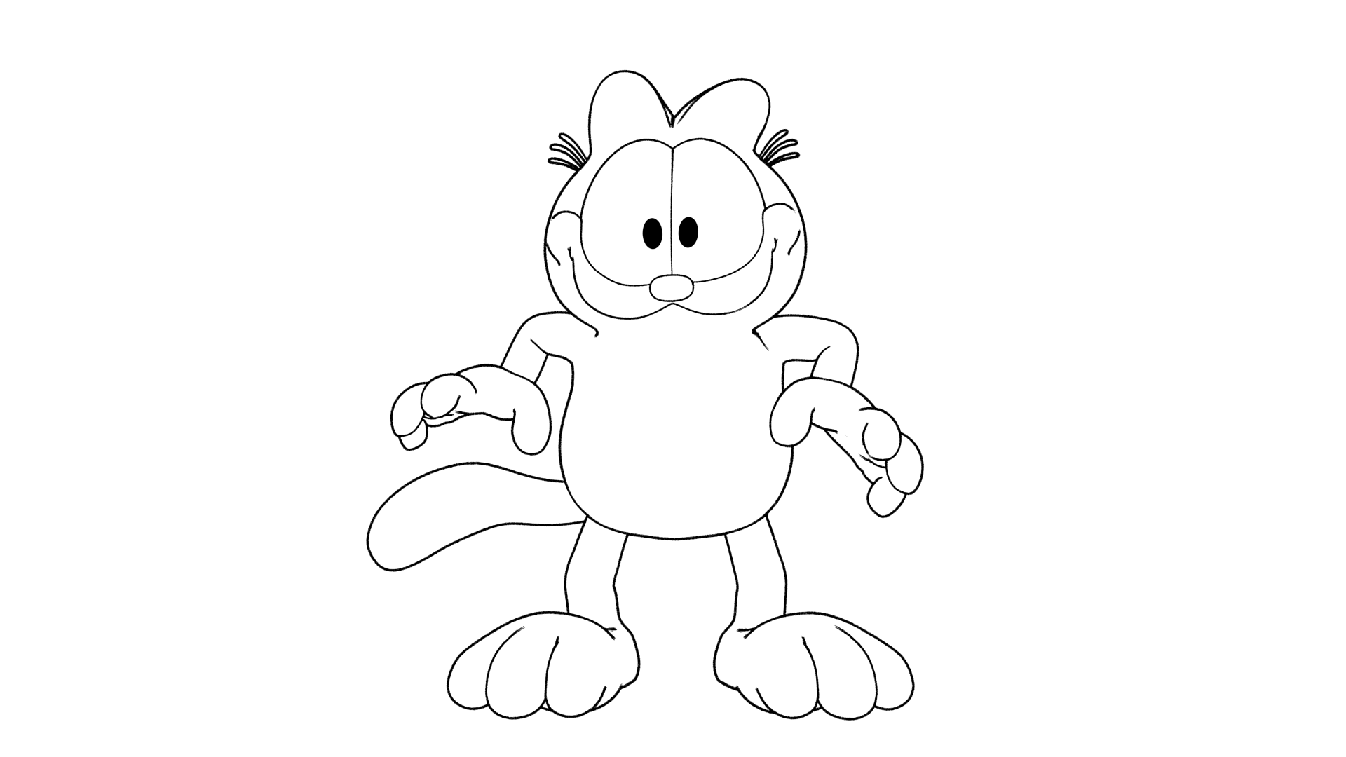 Página para colorir: Garfield (desenhos animados) #26221 - Páginas para Colorir Imprimíveis Gratuitamente