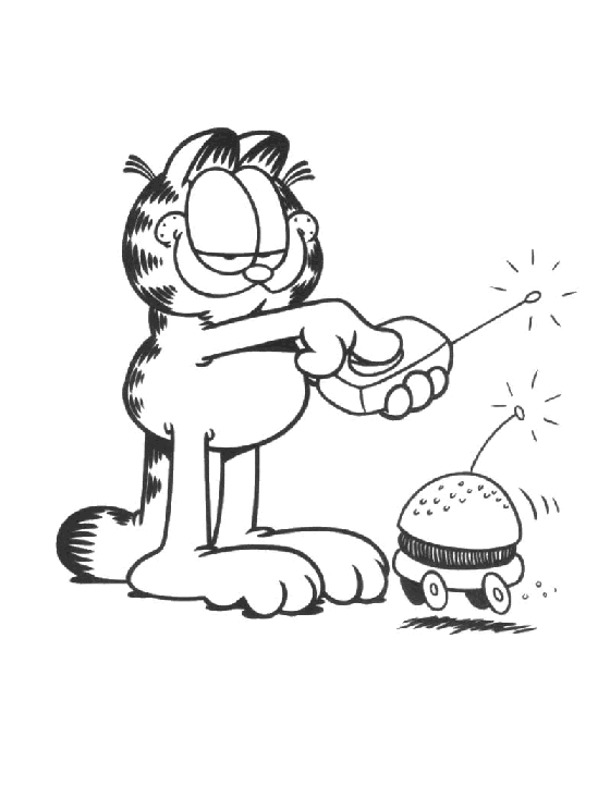 Página para colorir: Garfield (desenhos animados) #26224 - Páginas para Colorir Imprimíveis Gratuitamente
