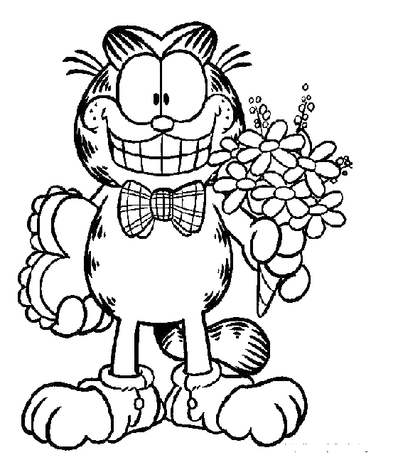 Página para colorir: Garfield (desenhos animados) #26228 - Páginas para Colorir Imprimíveis Gratuitamente