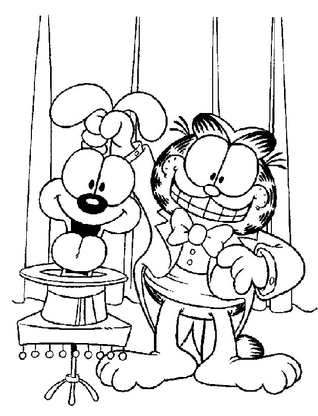 Página para colorir: Garfield (desenhos animados) #26235 - Páginas para Colorir Imprimíveis Gratuitamente
