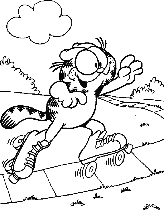 Página para colorir: Garfield (desenhos animados) #26242 - Páginas para Colorir Imprimíveis Gratuitamente