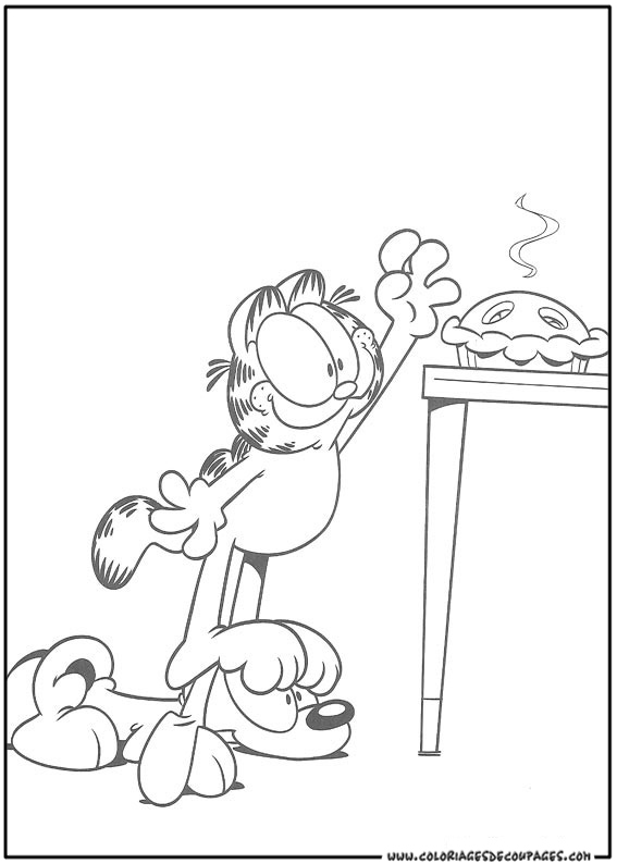 Página para colorir: Garfield (desenhos animados) #26267 - Páginas para Colorir Imprimíveis Gratuitamente