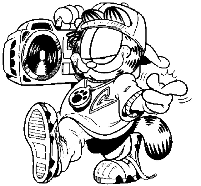 Página para colorir: Garfield (desenhos animados) #26271 - Páginas para Colorir Imprimíveis Gratuitamente