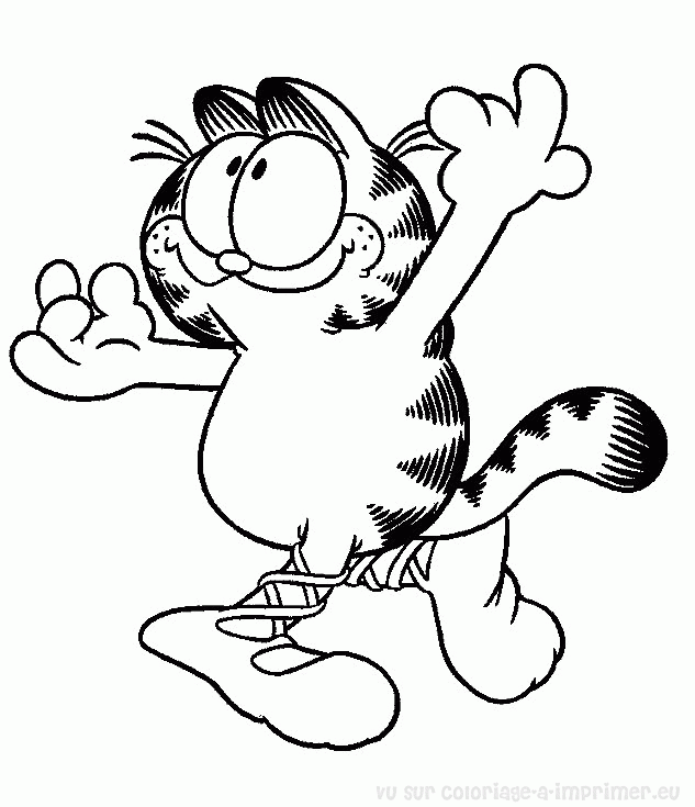 Página para colorir: Garfield (desenhos animados) #26272 - Páginas para Colorir Imprimíveis Gratuitamente