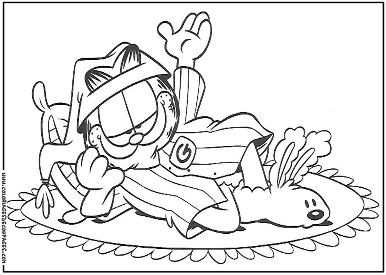 Página para colorir: Garfield (desenhos animados) #26302 - Páginas para Colorir Imprimíveis Gratuitamente