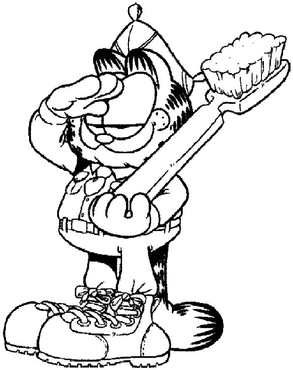 Página para colorir: Garfield (desenhos animados) #26306 - Páginas para Colorir Imprimíveis Gratuitamente