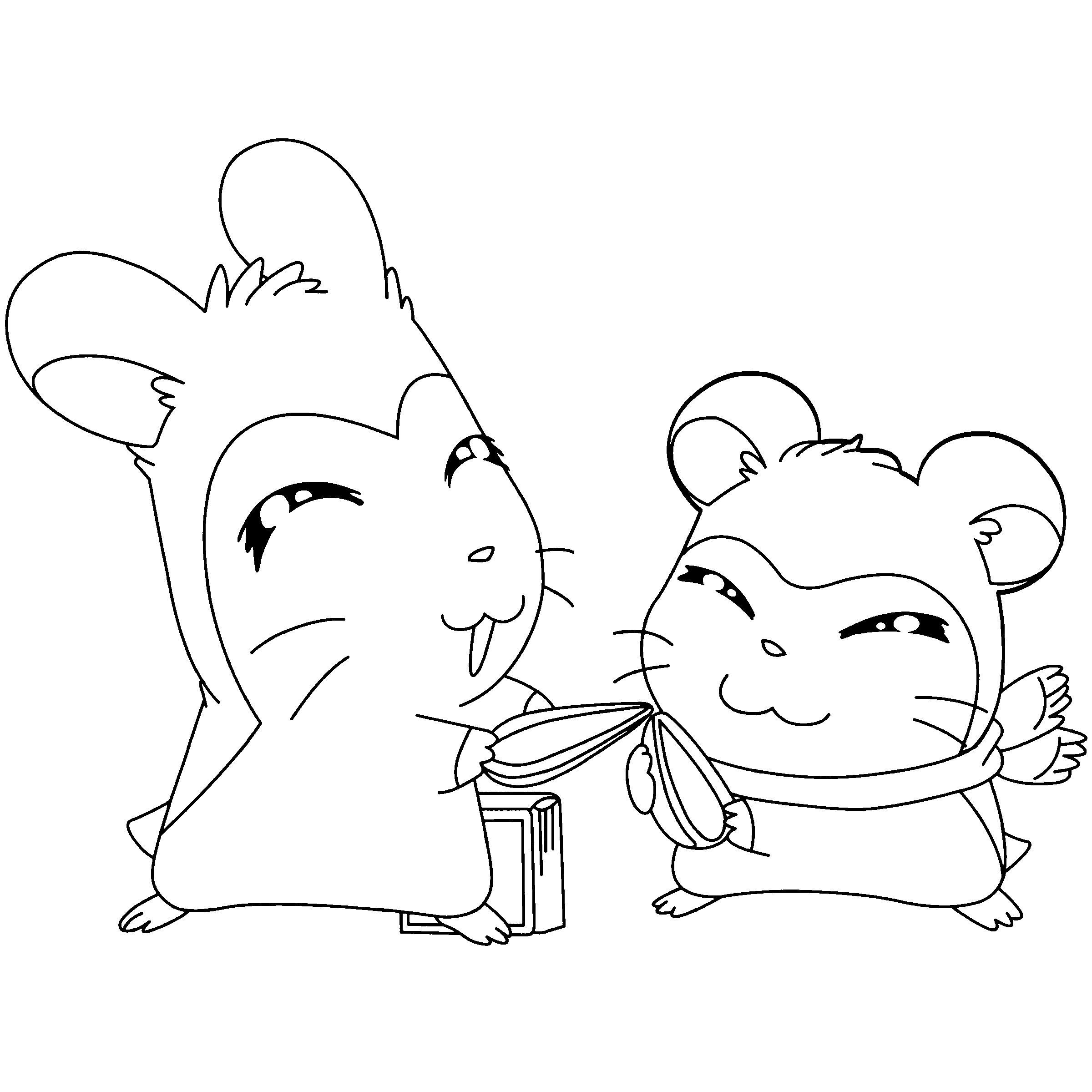 Página para colorir: Hamtaro (desenhos animados) #39952 - Páginas para Colorir Imprimíveis Gratuitamente