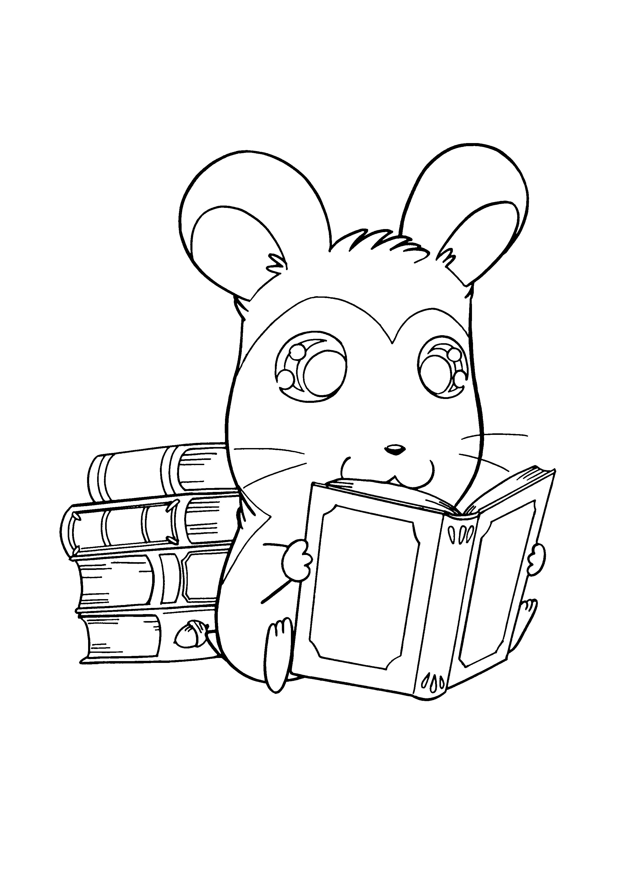 Página para colorir: Hamtaro (desenhos animados) #39961 - Páginas para Colorir Imprimíveis Gratuitamente