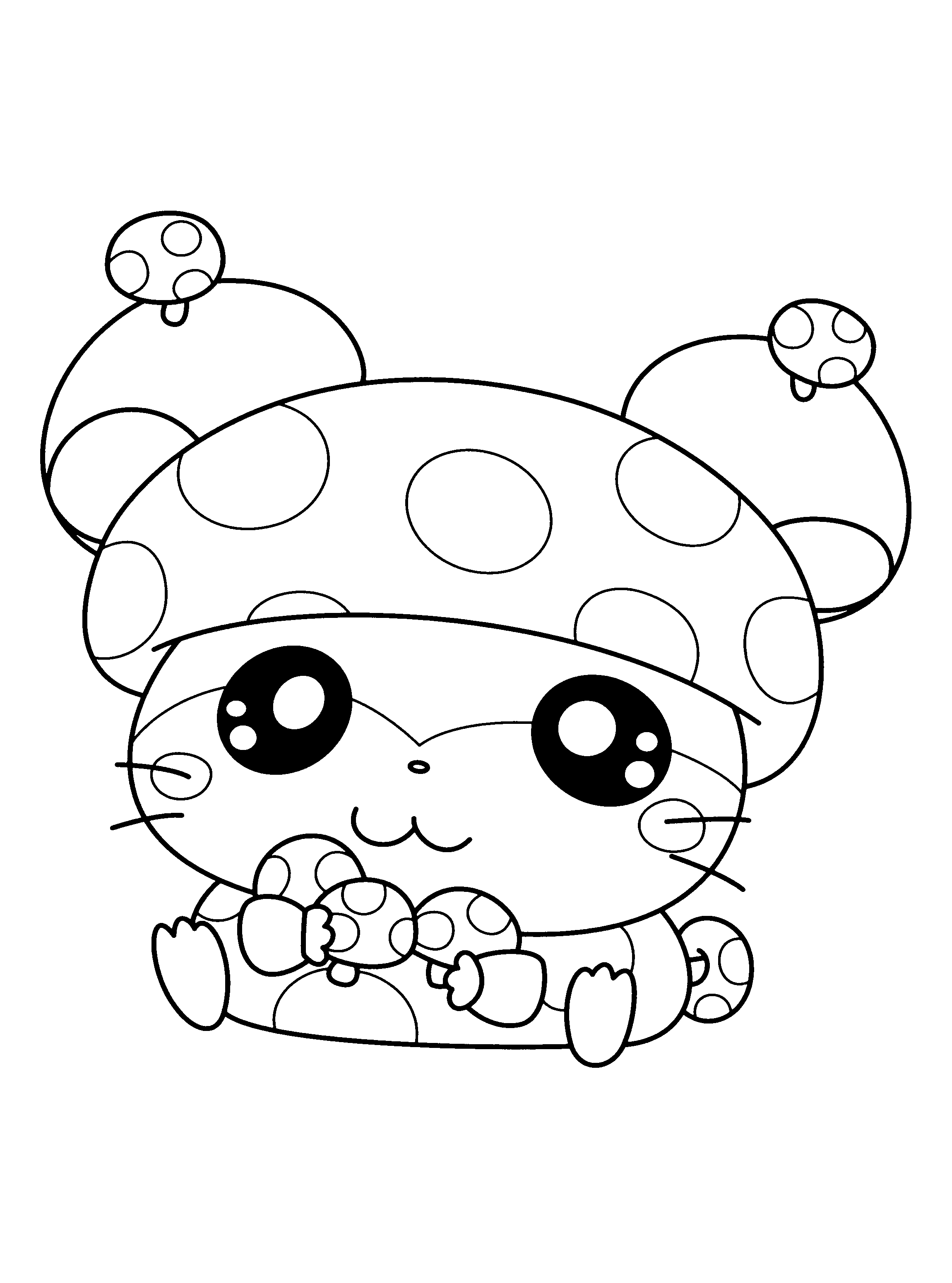 Página para colorir: Hamtaro (desenhos animados) #39971 - Páginas para Colorir Imprimíveis Gratuitamente