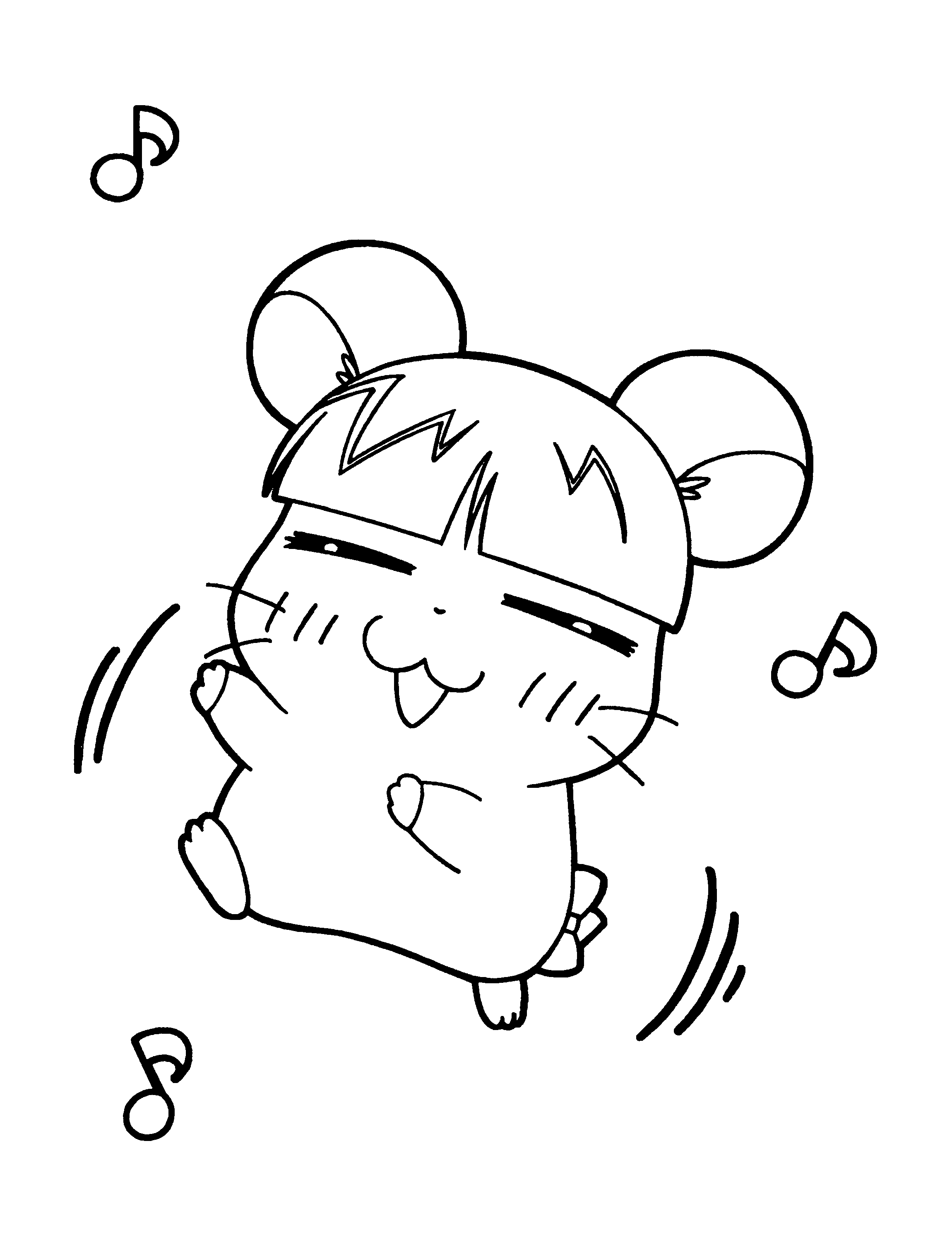 Página para colorir: Hamtaro (desenhos animados) #39998 - Páginas para Colorir Imprimíveis Gratuitamente