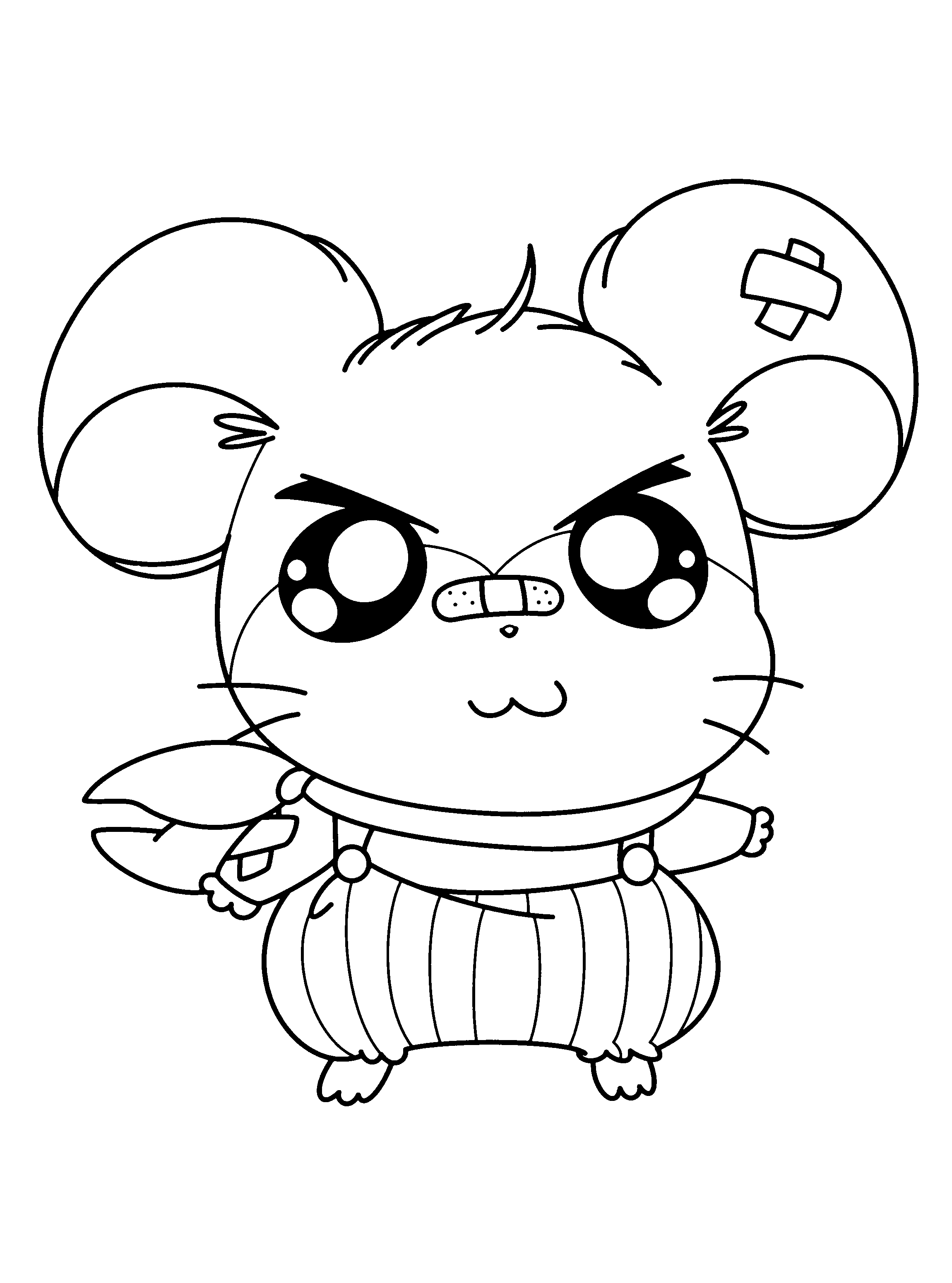 Página para colorir: Hamtaro (desenhos animados) #40000 - Páginas para Colorir Imprimíveis Gratuitamente