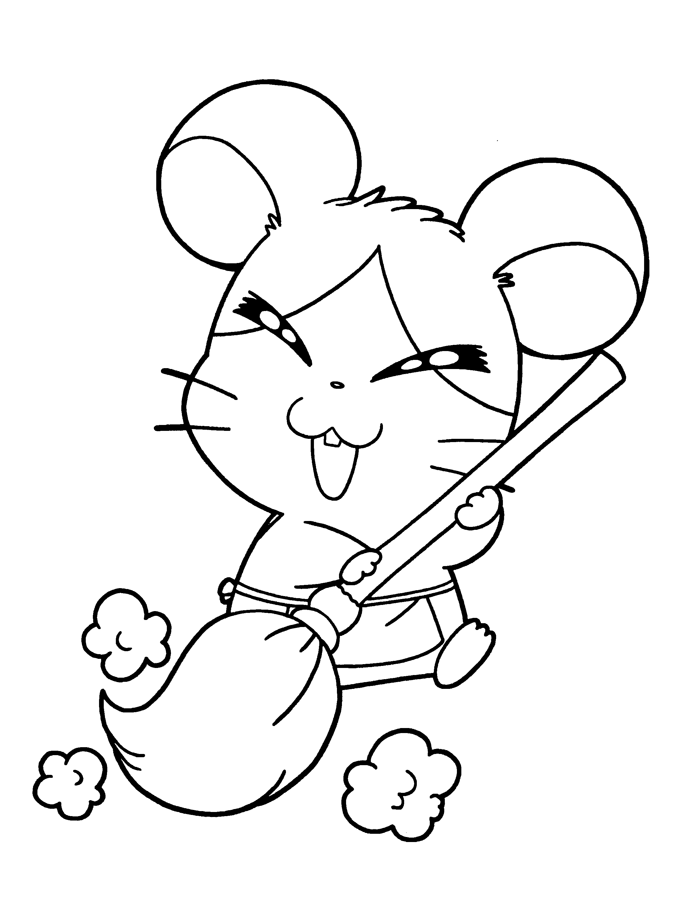 Página para colorir: Hamtaro (desenhos animados) #40004 - Páginas para Colorir Imprimíveis Gratuitamente