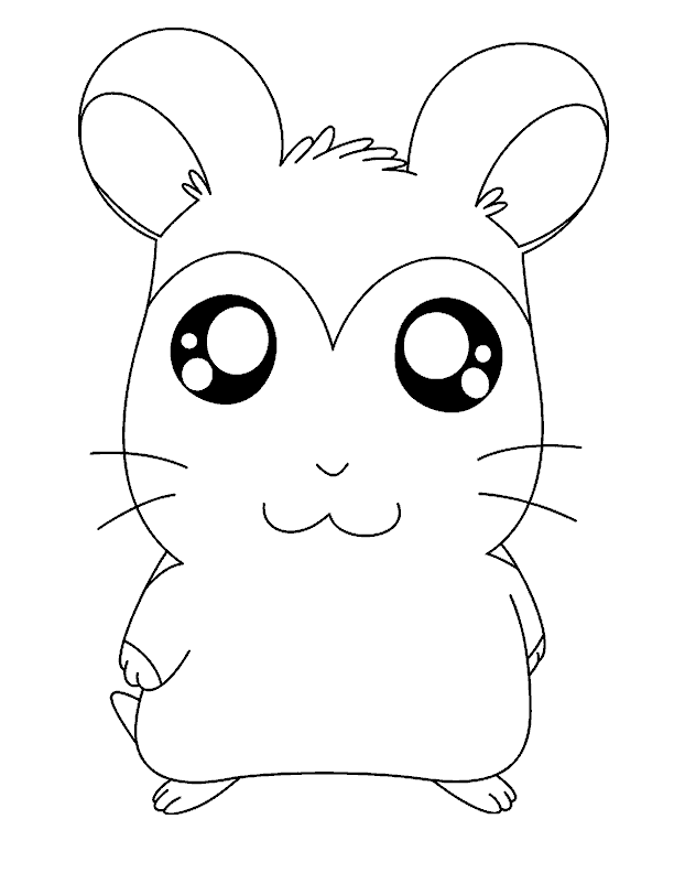 Página para colorir: Hamtaro (desenhos animados) #40019 - Páginas para Colorir Imprimíveis Gratuitamente