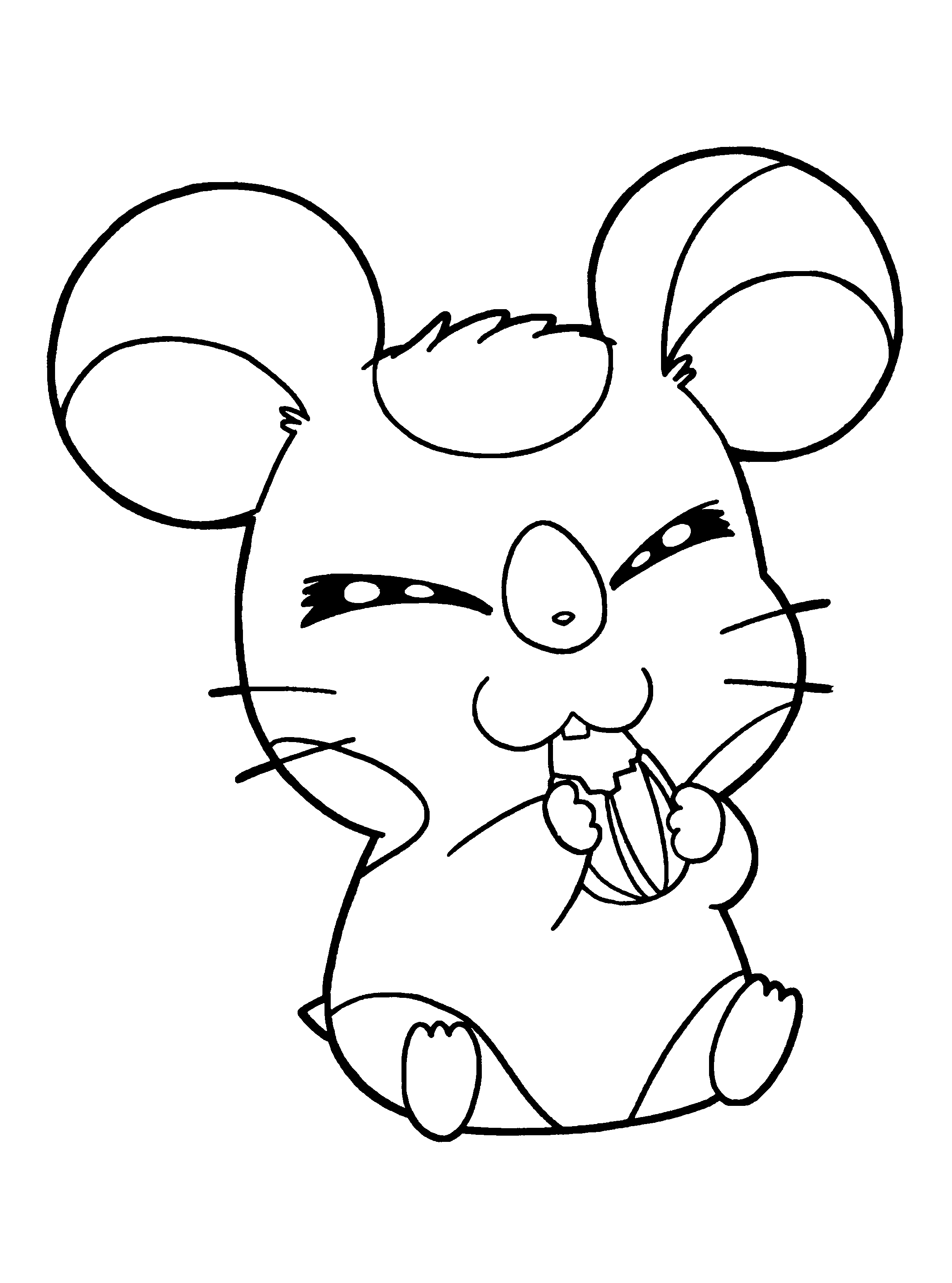 Página para colorir: Hamtaro (desenhos animados) #40025 - Páginas para Colorir Imprimíveis Gratuitamente