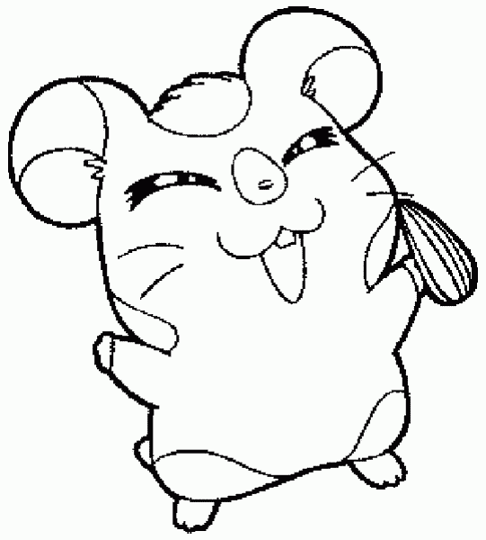 Página para colorir: Hamtaro (desenhos animados) #40053 - Páginas para Colorir Imprimíveis Gratuitamente