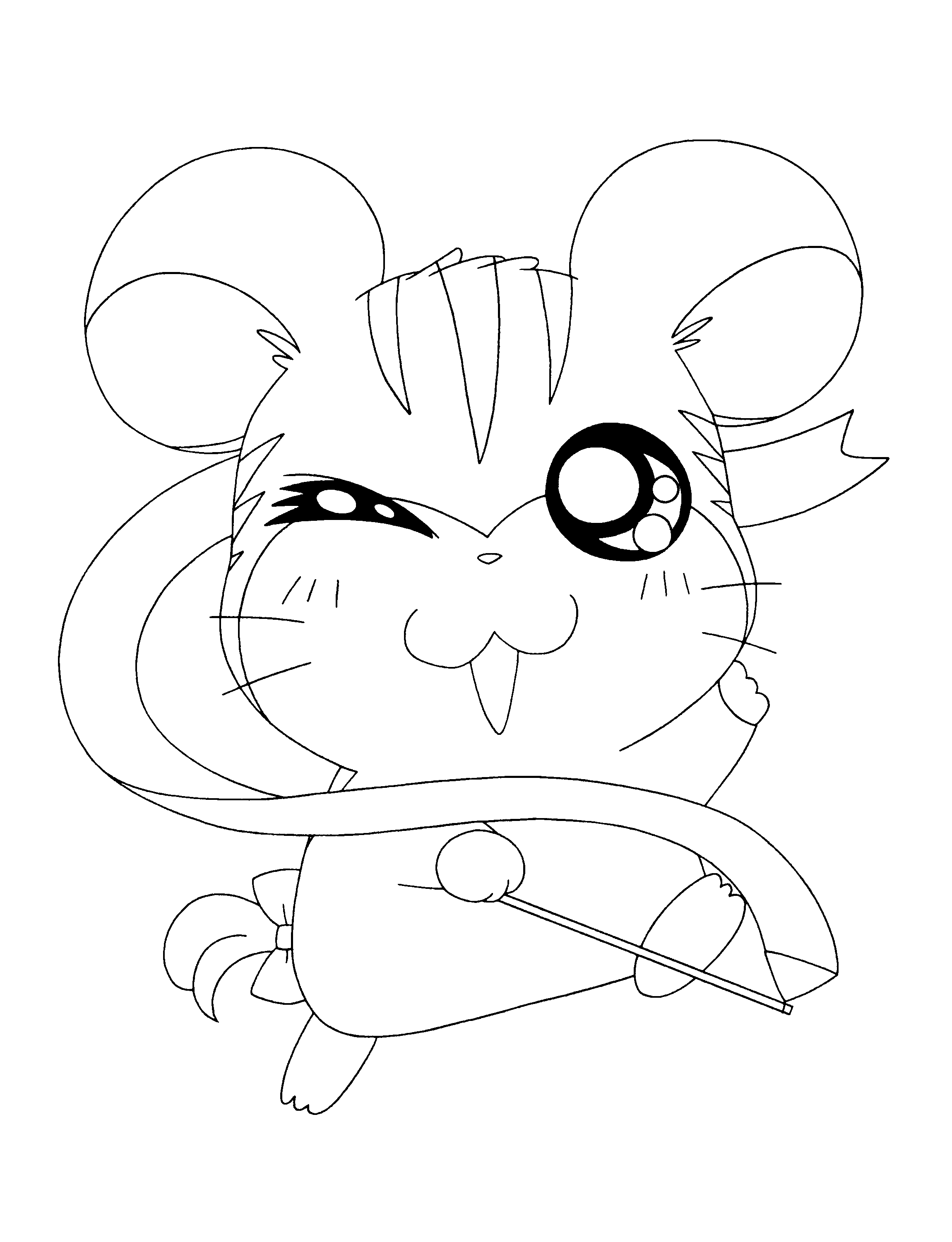 Página para colorir: Hamtaro (desenhos animados) #40056 - Páginas para Colorir Imprimíveis Gratuitamente