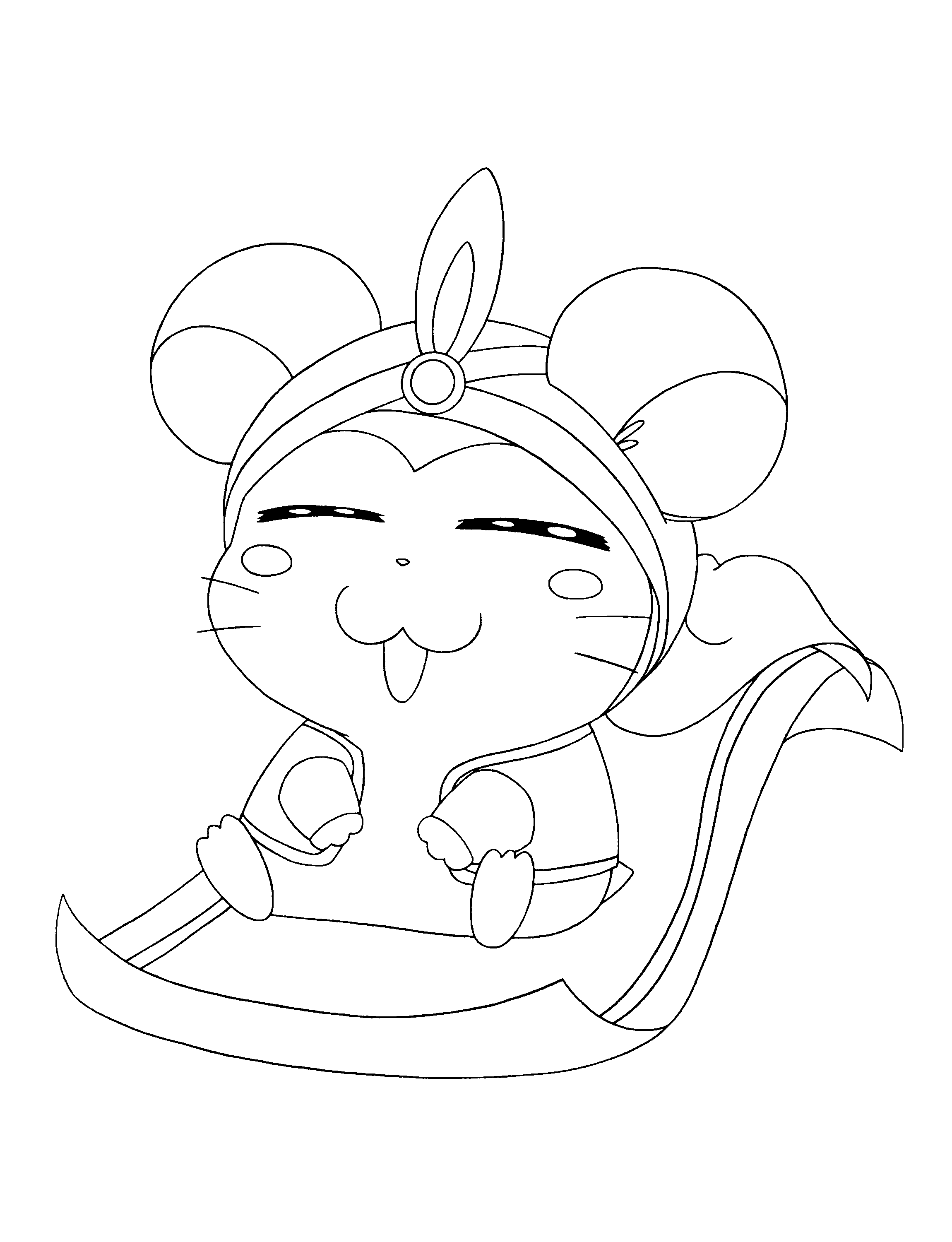 Página para colorir: Hamtaro (desenhos animados) #40083 - Páginas para Colorir Imprimíveis Gratuitamente