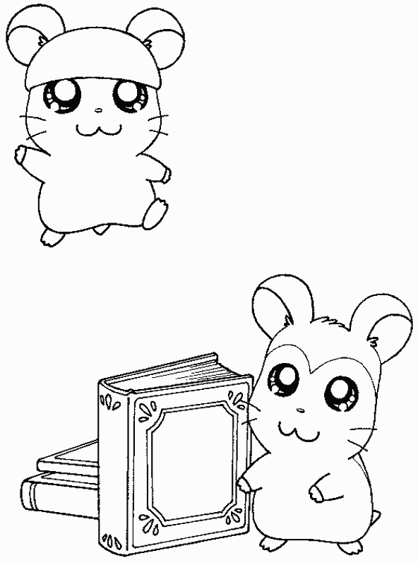 Página para colorir: Hamtaro (desenhos animados) #40087 - Páginas para Colorir Imprimíveis Gratuitamente