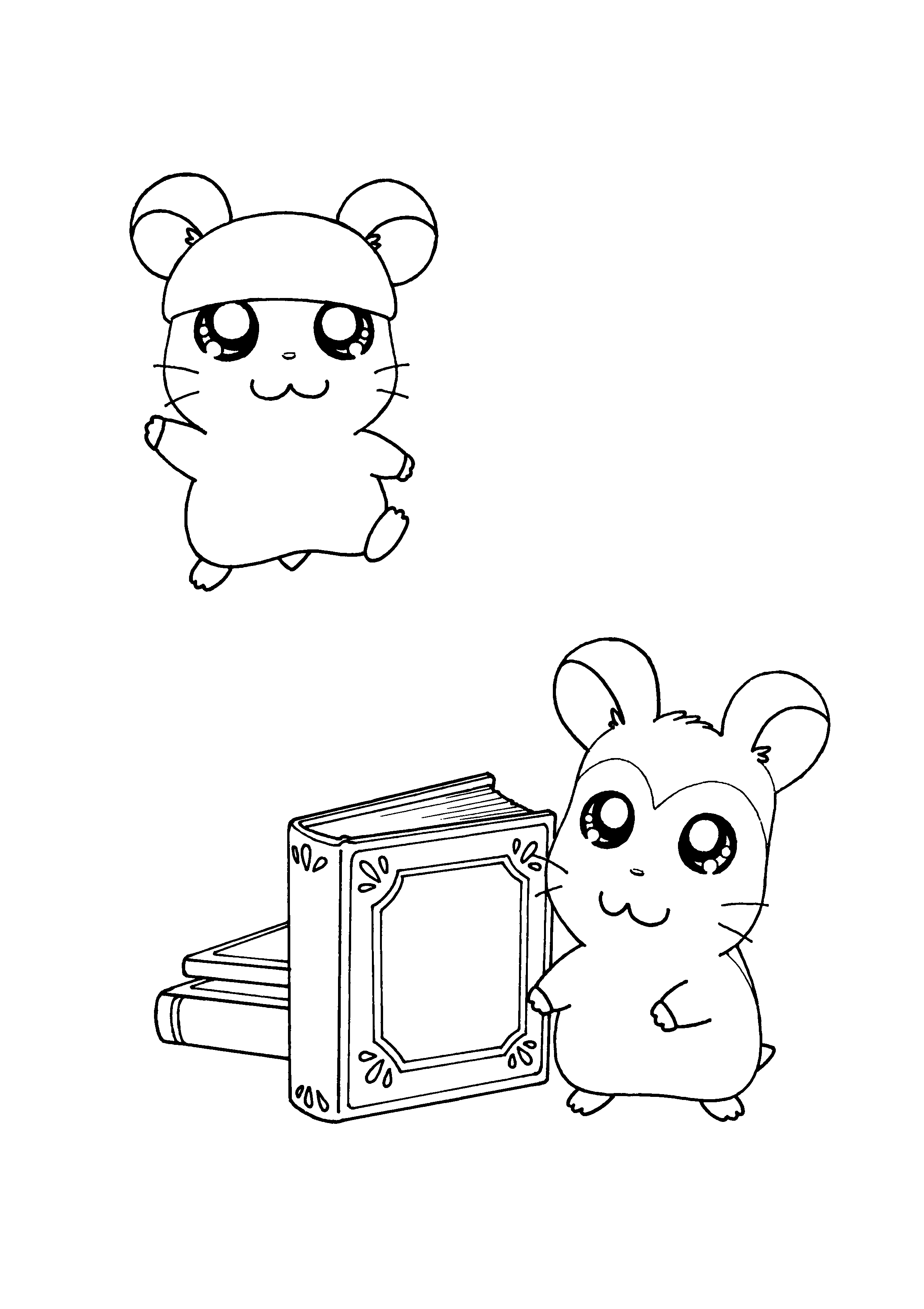 Página para colorir: Hamtaro (desenhos animados) #40088 - Páginas para Colorir Imprimíveis Gratuitamente