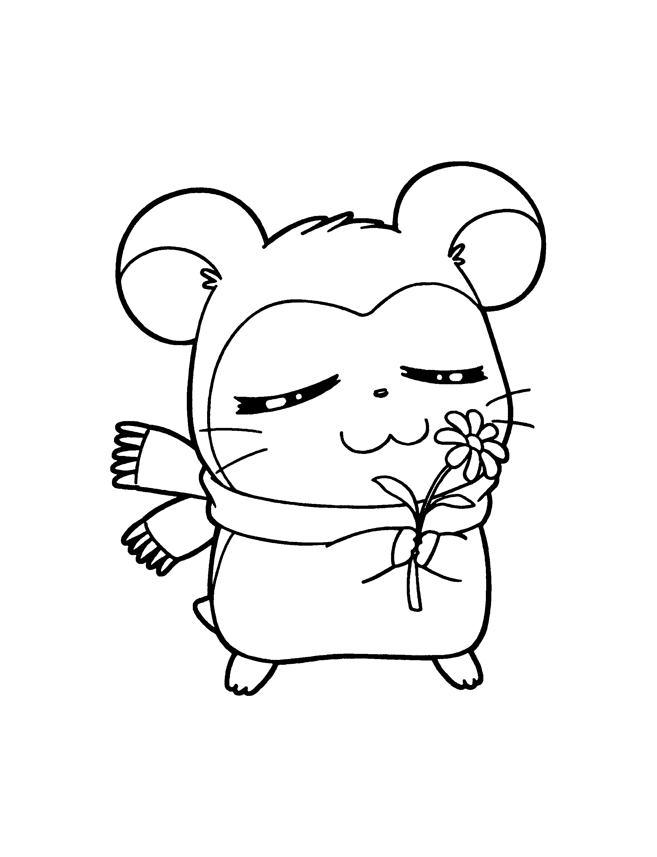 Página para colorir: Hamtaro (desenhos animados) #40089 - Páginas para Colorir Imprimíveis Gratuitamente