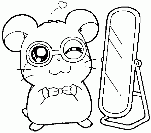 Página para colorir: Hamtaro (desenhos animados) #40122 - Páginas para Colorir Imprimíveis Gratuitamente