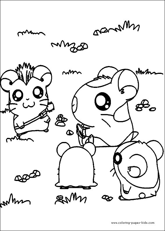 Página para colorir: Hamtaro (desenhos animados) #40155 - Páginas para Colorir Imprimíveis Gratuitamente