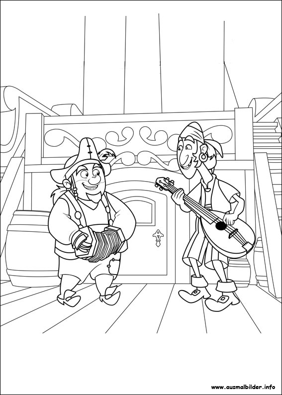 Página para colorir: Jake e os Piratas da Terra do Nunca (desenhos animados) #42432 - Páginas para Colorir Imprimíveis Gratuitamente