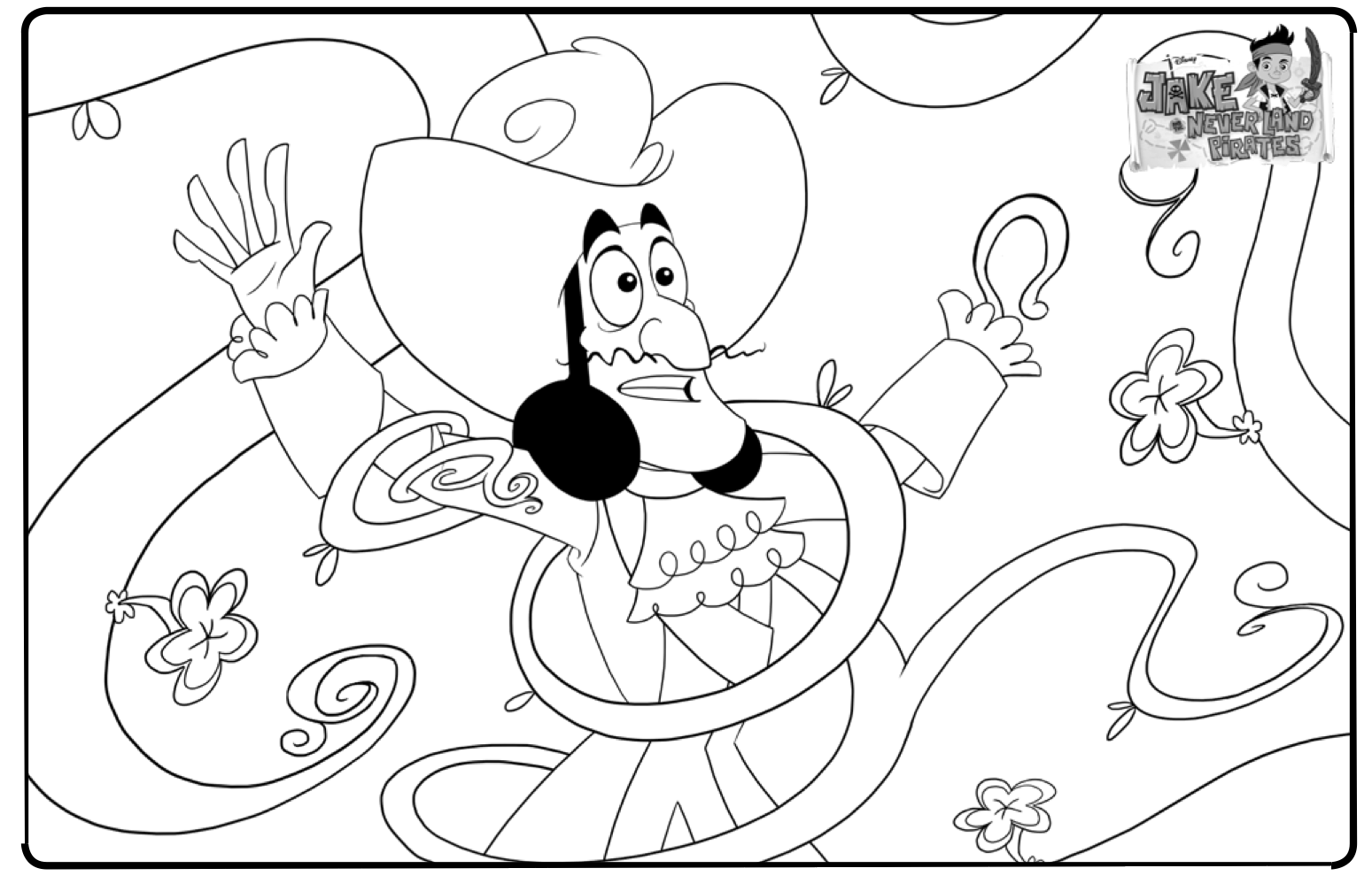 Página para colorir: Jake e os Piratas da Terra do Nunca (desenhos animados) #42458 - Páginas para Colorir Imprimíveis Gratuitamente