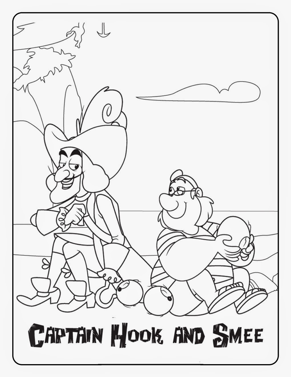 Página para colorir: Jake e os Piratas da Terra do Nunca (desenhos animados) #42478 - Páginas para Colorir Imprimíveis Gratuitamente