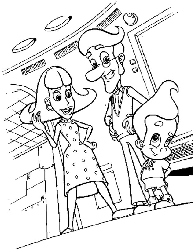 Página para colorir: Jimmy Neutron (desenhos animados) #48891 - Páginas para Colorir Imprimíveis Gratuitamente