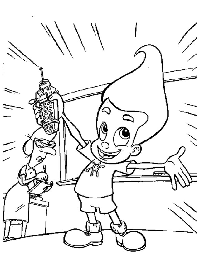 Página para colorir: Jimmy Neutron (desenhos animados) #48892 - Páginas para Colorir Imprimíveis Gratuitamente