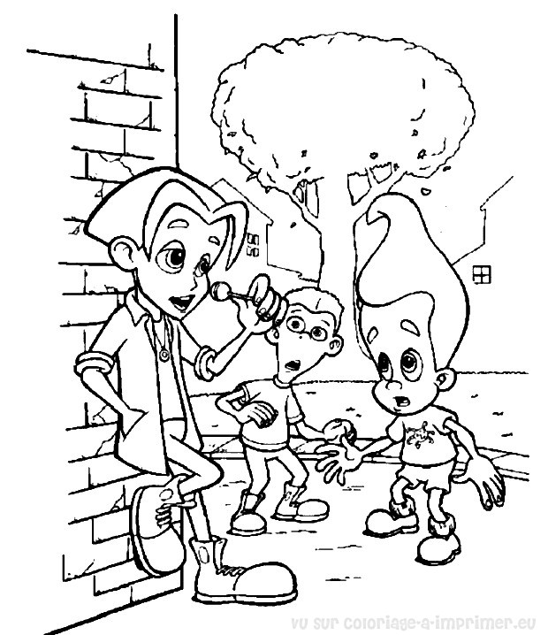 Página para colorir: Jimmy Neutron (desenhos animados) #48893 - Páginas para Colorir Imprimíveis Gratuitamente