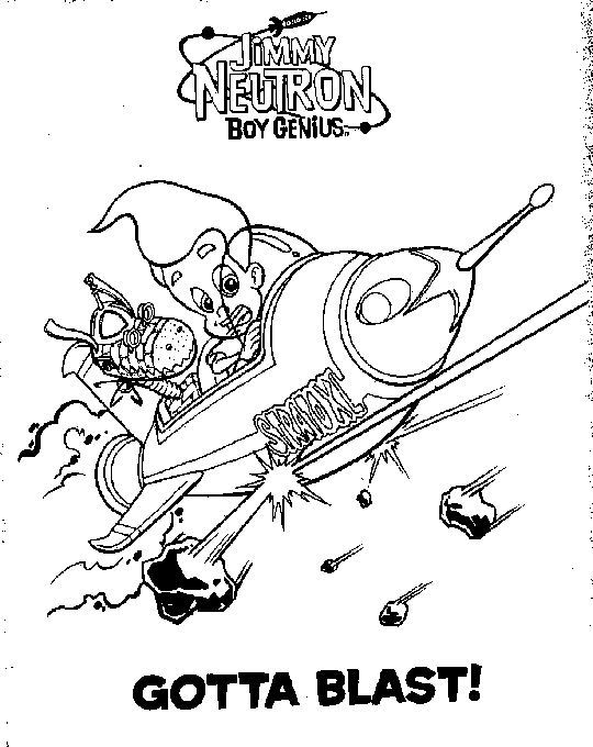 Página para colorir: Jimmy Neutron (desenhos animados) #48900 - Páginas para Colorir Imprimíveis Gratuitamente