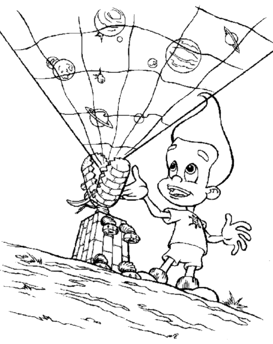 Página para colorir: Jimmy Neutron (desenhos animados) #48914 - Páginas para Colorir Imprimíveis Gratuitamente