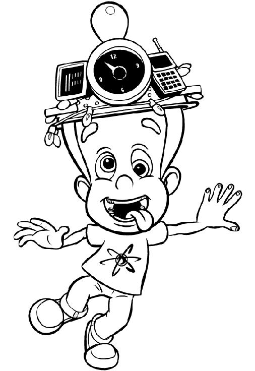 Página para colorir: Jimmy Neutron (desenhos animados) #48930 - Páginas para Colorir Imprimíveis Gratuitamente
