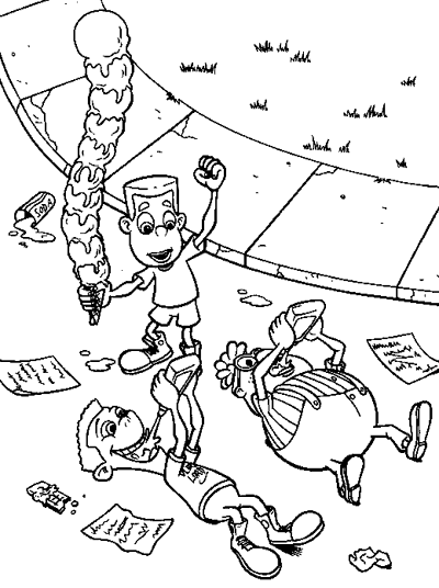 Página para colorir: Jimmy Neutron (desenhos animados) #48931 - Páginas para Colorir Imprimíveis Gratuitamente
